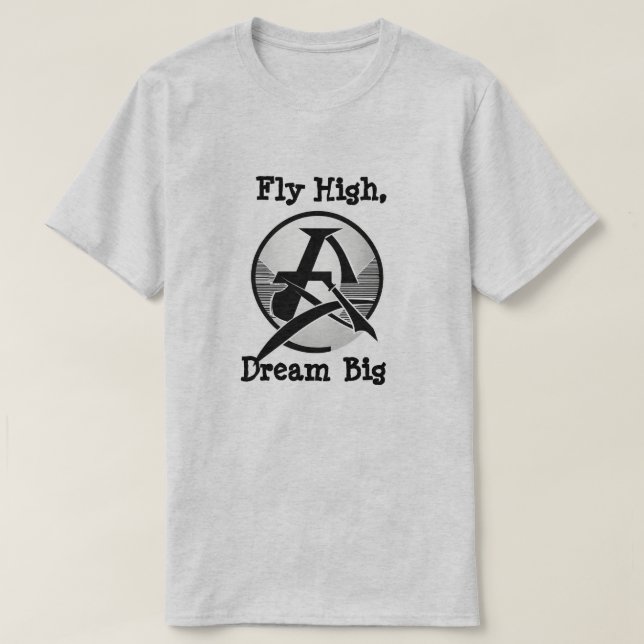 Camiseta Tela de conforto Clássica - Visto Na moda do dia a (Frente do Design)