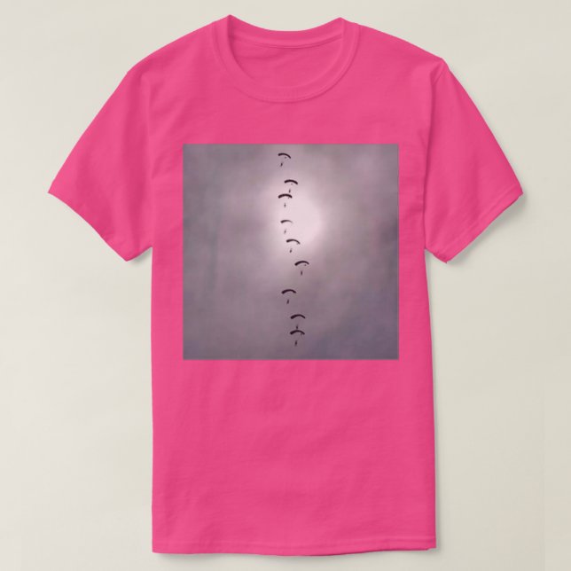 Camiseta Tela de Paraquedas RAF Falcons (Frente do Design)