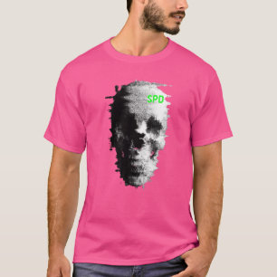 Camiseta Tela estática Ghost Skull TV