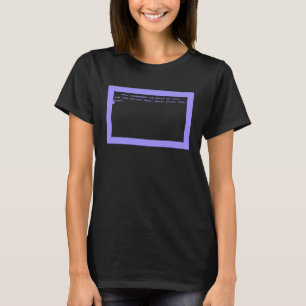 Camiseta Tela Inicial COMMODORE C64
