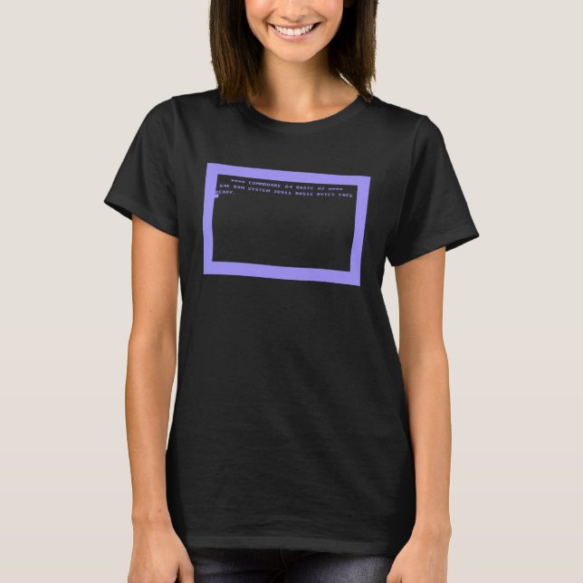 Camiseta Tela Inicial COMMODORE C64 (Frente)