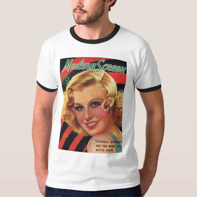 Camiseta Tela moderna 1936 de Ginger Rogers (Frente)
