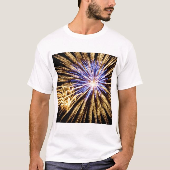 Camiseta Tela Sizzling Fireworks (Frente)
