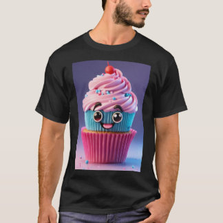 Camiseta Tela Whimsical Cupcake Wings