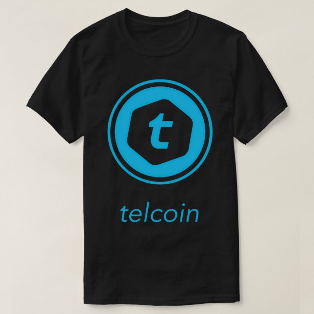 Camiseta TELCOIN Crypto HODL TEL Token be Blockchain Rich M (Frente do Design)