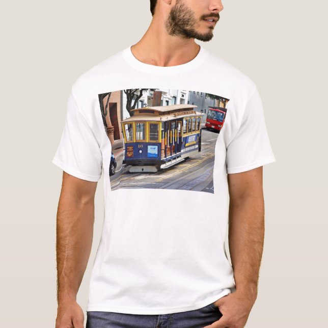 Camiseta Teleféricos em San Francisco (Frente)