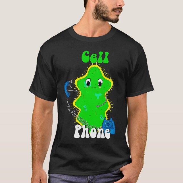 Camiseta Telefone celular Futuro Estudo de Química de Ciênc (Frente)