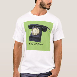 Camiseta Telefone da velha escola