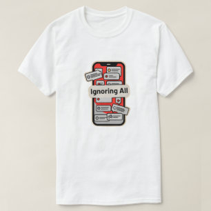 Camiseta Telefone de Desenho Animado com Notificações – “Ig