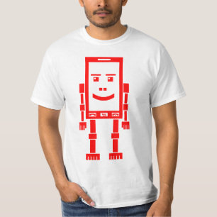 Camiseta Telefone Robo - Vermelho