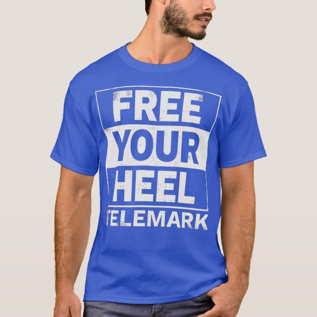 Camiseta Telemark Ski Free Heel Skiing (Frente)