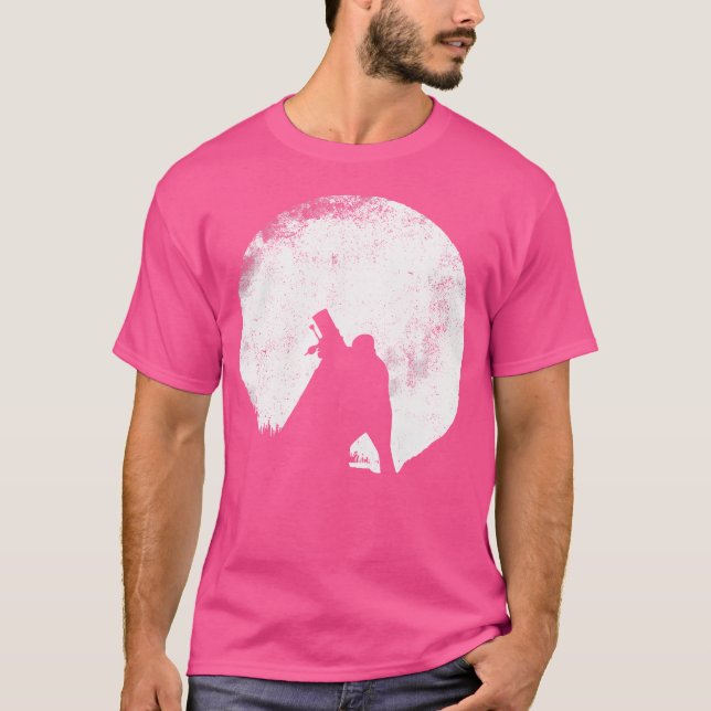 Camiseta Telescópio Astronomia Espacial do Amor T Shirt Sci (Frente)