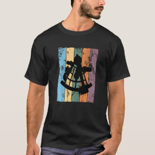 Camiseta Telescópio de Astronomia Retro Teodolito Astrônomo