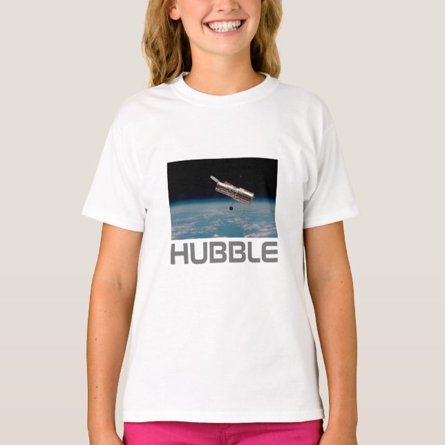 Camiseta Telescópio espacial Hubble (Frente)