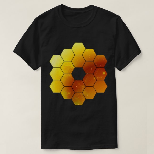 Camiseta Telescópio Espacial James Webb A Exploração JWST (Frente do Design)