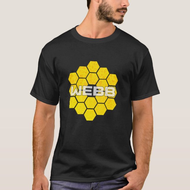 Camiseta Telescópio espacial James Webb JWST (Frente)