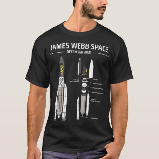 Camiseta Telescópio espacial James Webb - JWST (1)