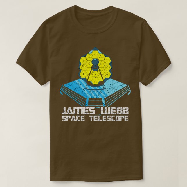 Camiseta Telescópio espacial James Webb JWST 8 (Frente do Design)