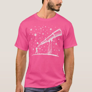 Camiseta Telescópio espacial Stars Astrônomo Galáxico