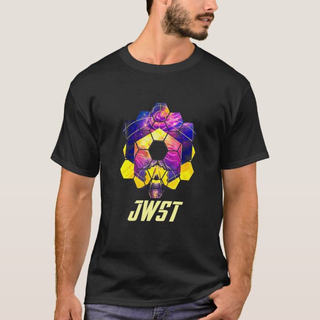 Camiseta Telescópio Espacial Webb Astronômico Jwst Ciências (Frente)