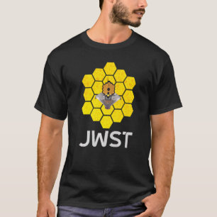 Camiseta Telescópio espacial WEBB com Espelhos Amarelos Abs