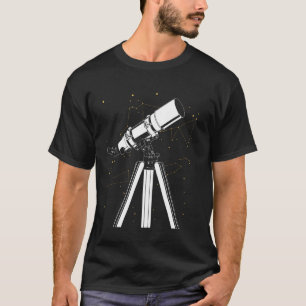 Camiseta Telescópio Geométrico e Espaço de Constelação