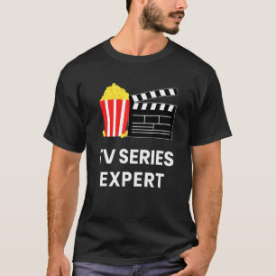 Camiseta Televisão: Binge Watch Tv Series Expert Comida