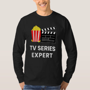 Camiseta Televisão: Binge Watch Tv Series Expert Comida
