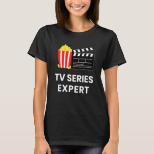 Camiseta Televisão: Binge Watch Tv Series Expert Comida