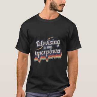 Camiseta Televisão é minha super potência Design Televisor