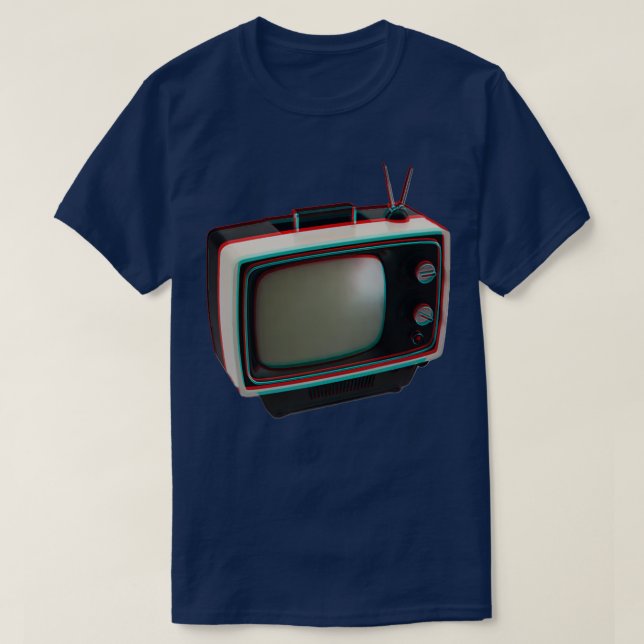 Camiseta Televisão Retroativa 3D 1 (Frente do Design)