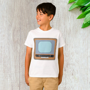 Camiseta Televisão Retroativa Velho, Movimentada, T-Shirt