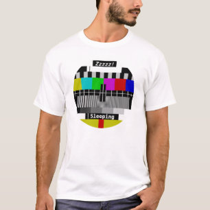 Camiseta Televisão - suporte da tevê pelo cartão do test