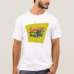 Camiseta Televisão Torna Todo Mundo Feliz! Colheita Dourada