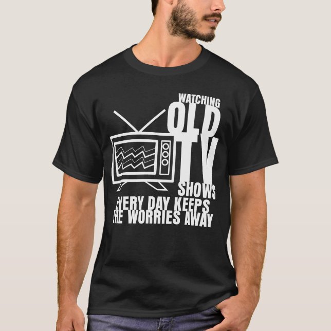 Camiseta Television 90s 80s RetroV funny (Frente)