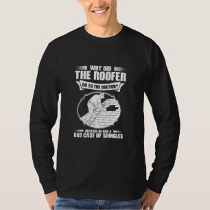 Camiseta Telhado Mau Caso De Coxas Roofer