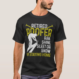 Camiseta Telhador Aposentado Divertido Reforma de Telhado A