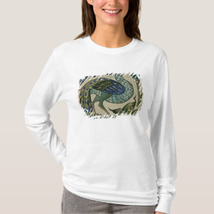 Camiseta Telhe o design da garça-real e dos peixes, pelo
