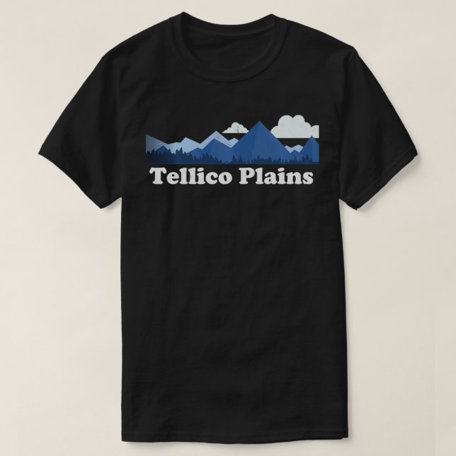 Camiseta Tellico Plains Enfumaçados do Excelente do Tenness (Frente do Design)