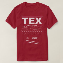 Camiseta Telluride Aeroporto Regional TEX T-Shirt