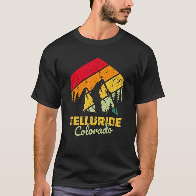 Camiseta Telluride Colorado Mountain Bear (Frente)