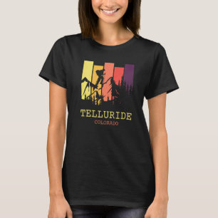 Camiseta Telluride Colorado Retro Mounts Hiking Tellurid