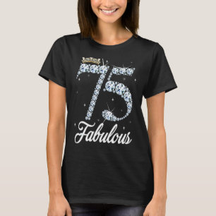 Camiseta Tem 75 Anos É A Rainha Diamante Hei, 75 Anos