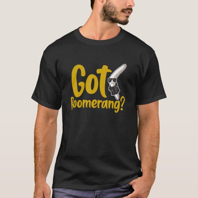 Camiseta Tem Boomerang Thrower Boomerang Jogador Esportivo (Frente)