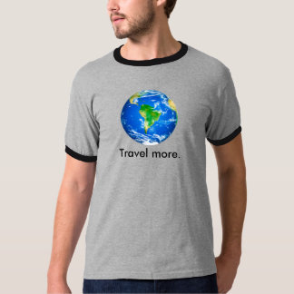 Camiseta Tem citações sobre a viagem sobre para trás da