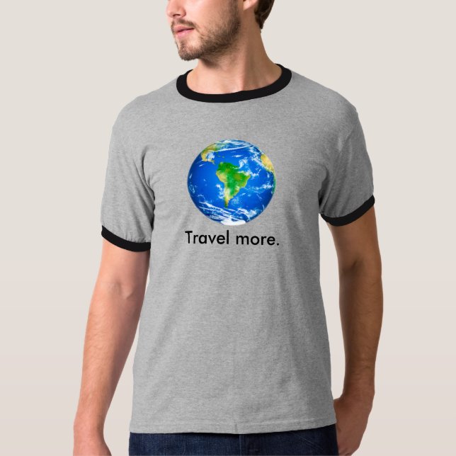 Camiseta Tem citações sobre a viagem sobre para trás da (Frente)