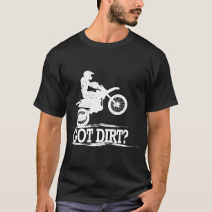 Camiseta Tem Dirt Motocross fora da moto de saia