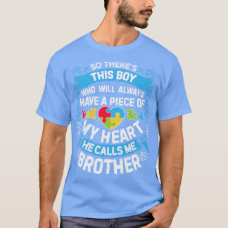 Camiseta Tem Este Garoto Que Me Chama Irmão Autismo Me Garo