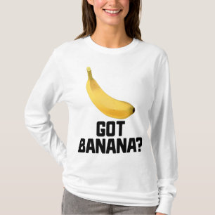 Camiseta Tem Fruta Amarelo Engraçado de Banana