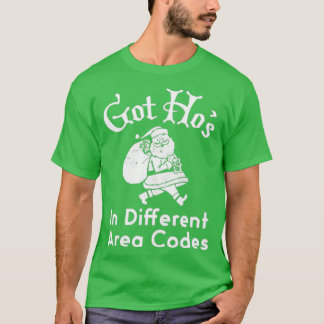 Camiseta Tem Ho em Diferentes Códigos de Área